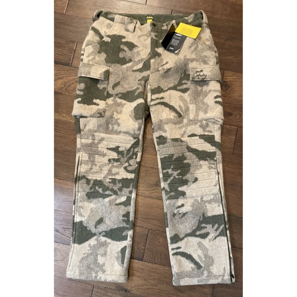 Cabela's Wooltimate Hunting Camo 4Most Windshear Wool Pants Mens 40
